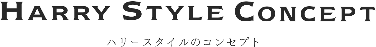 Harry Style Concept - ハリースタイルのコンセプト